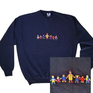 VTG Champion x McDonald’s Sweatshirt XXL USA Made – Ronald McDonald Graphic NEW